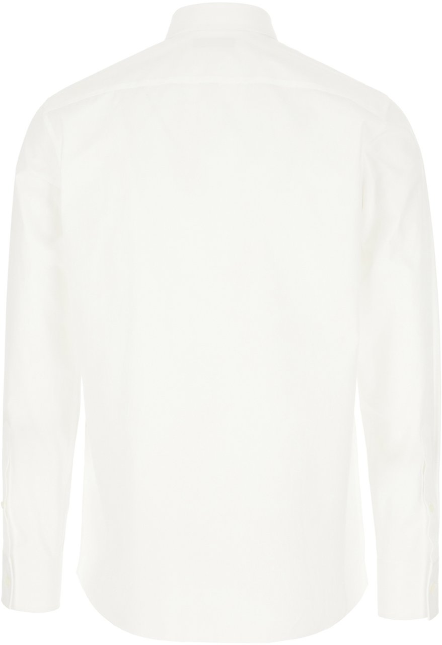 Valentino Valentino White poplin shirt Wit