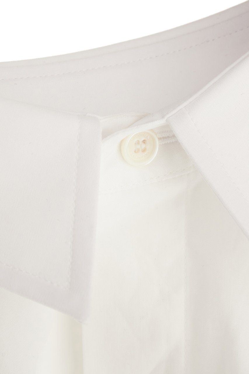 Valentino Valentino White poplin shirt Wit