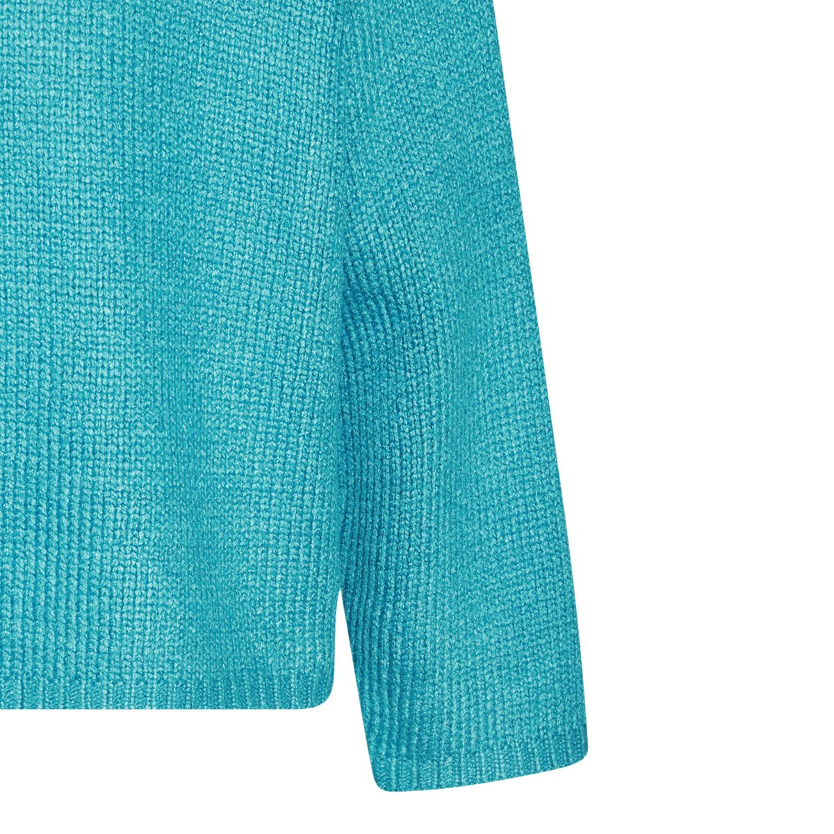 Valentino Silk Knit Sweater With Round Neckline And Long Sleeves Groen