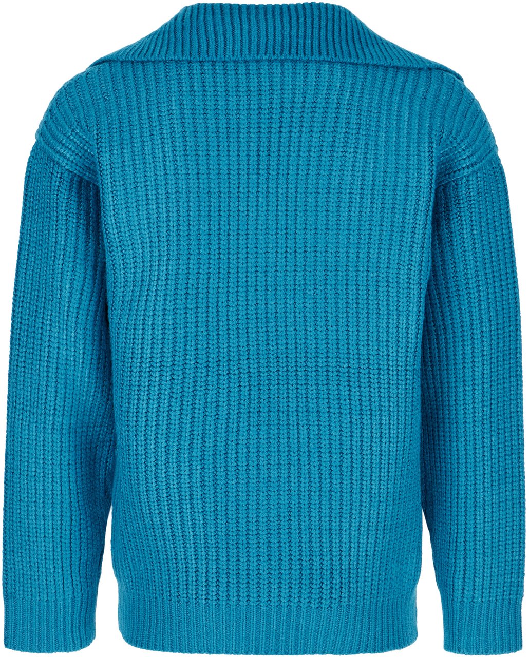 Valentino Valentino Fluo light blue silk blend oversize sweater Lichtblauw