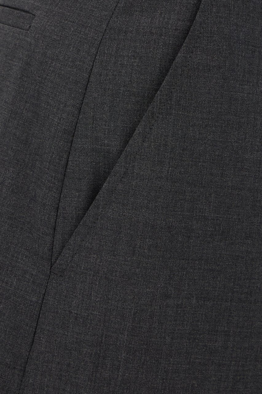 Valentino Valentino Dark grey wool pants Grijs
