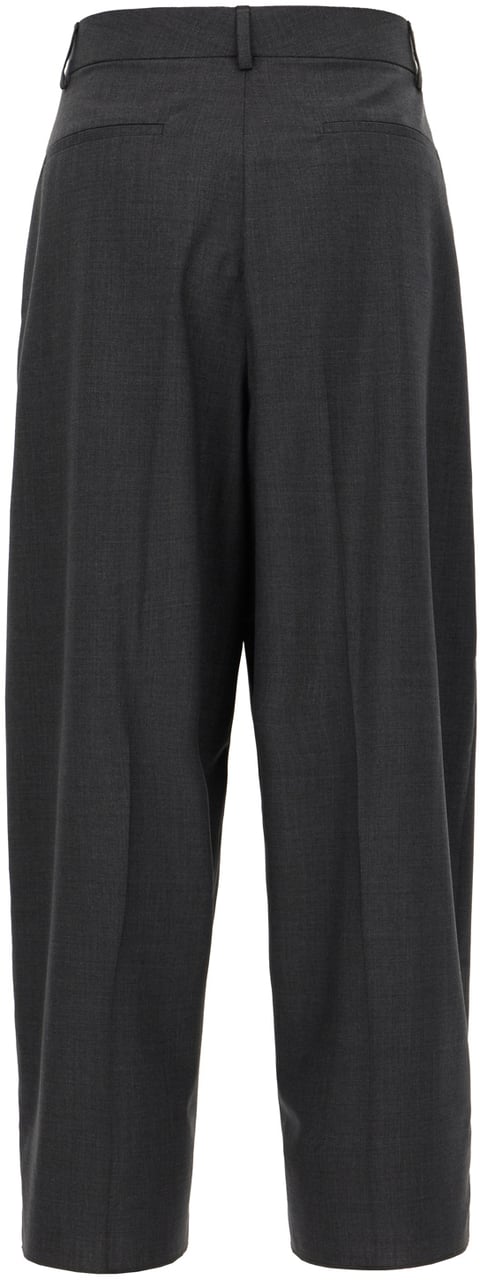 Valentino Valentino Dark grey wool pants Grijs