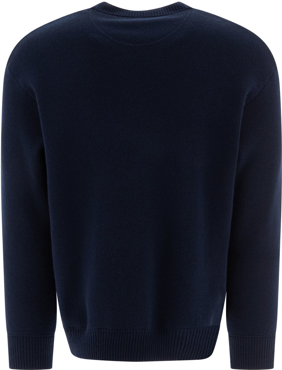 Valentino Wool sweater with Valentino embroidery Blauw