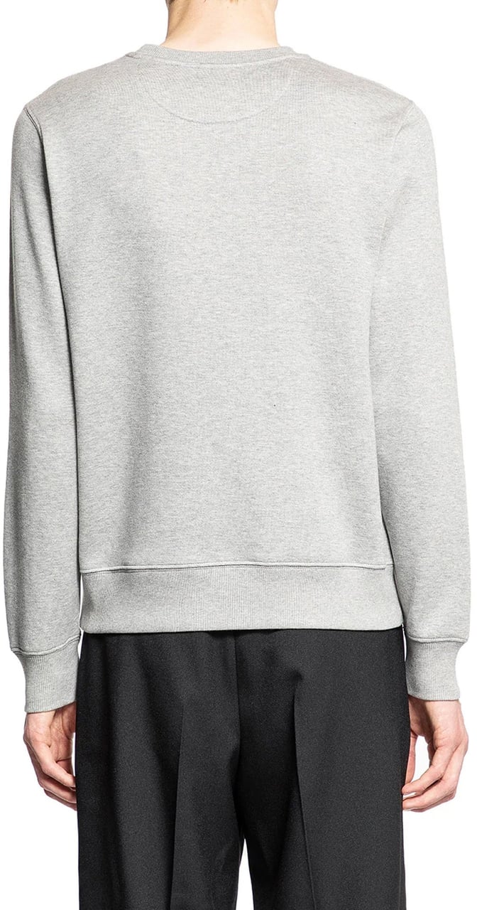 Valentino Valentino Garavani Cotton Logo Sweatshirt Grijs