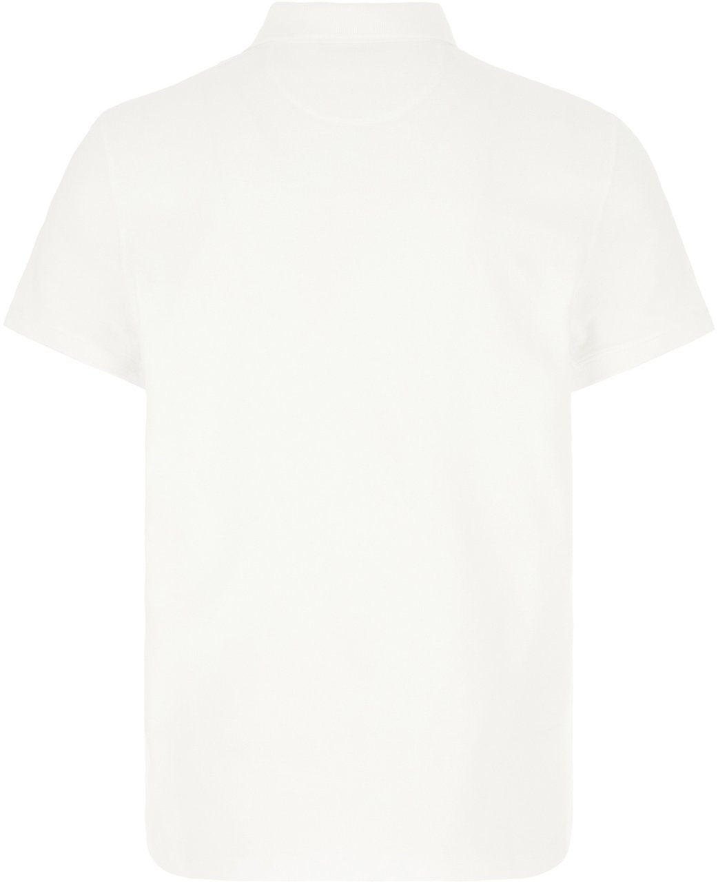 Valentino Valentino White piquet polo shirt Wit