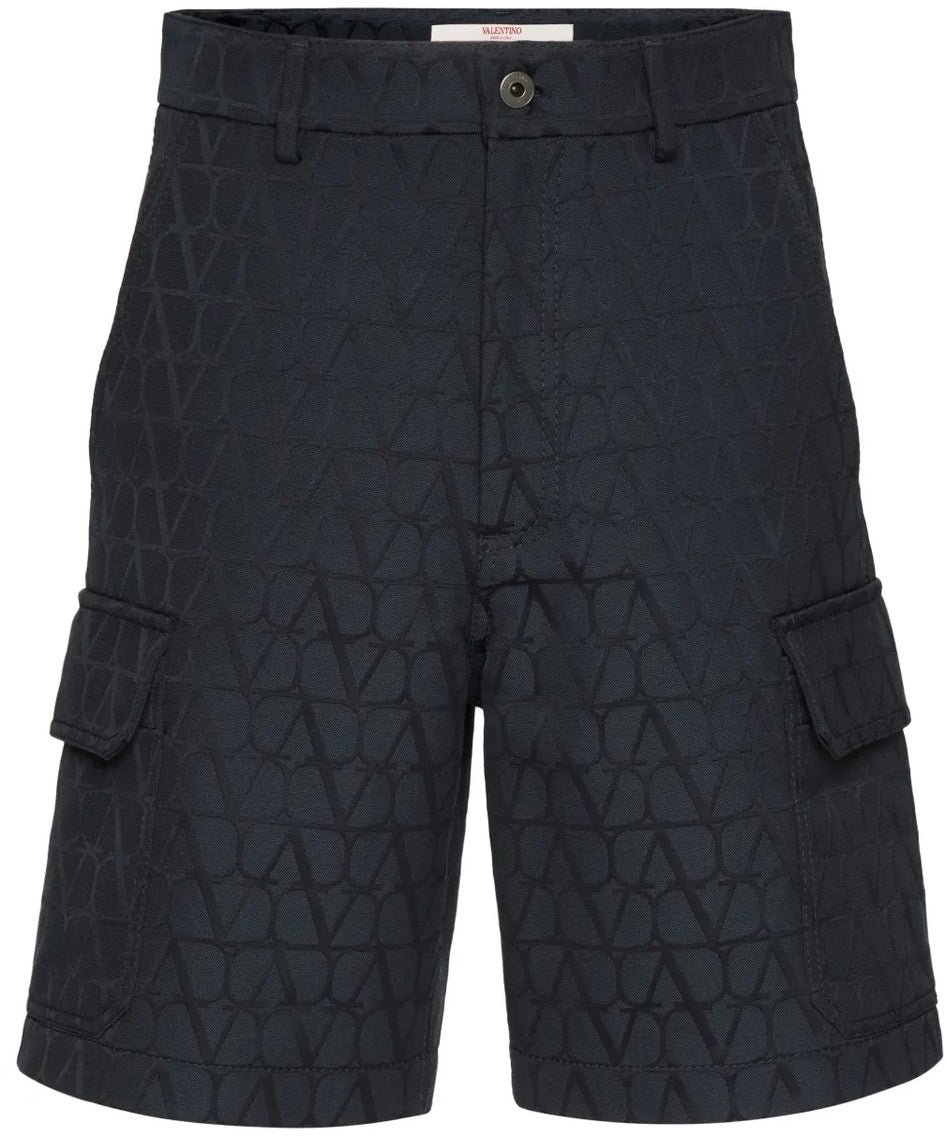 Valentino Valentino Garavani Toile Iconographe shorts Blauw