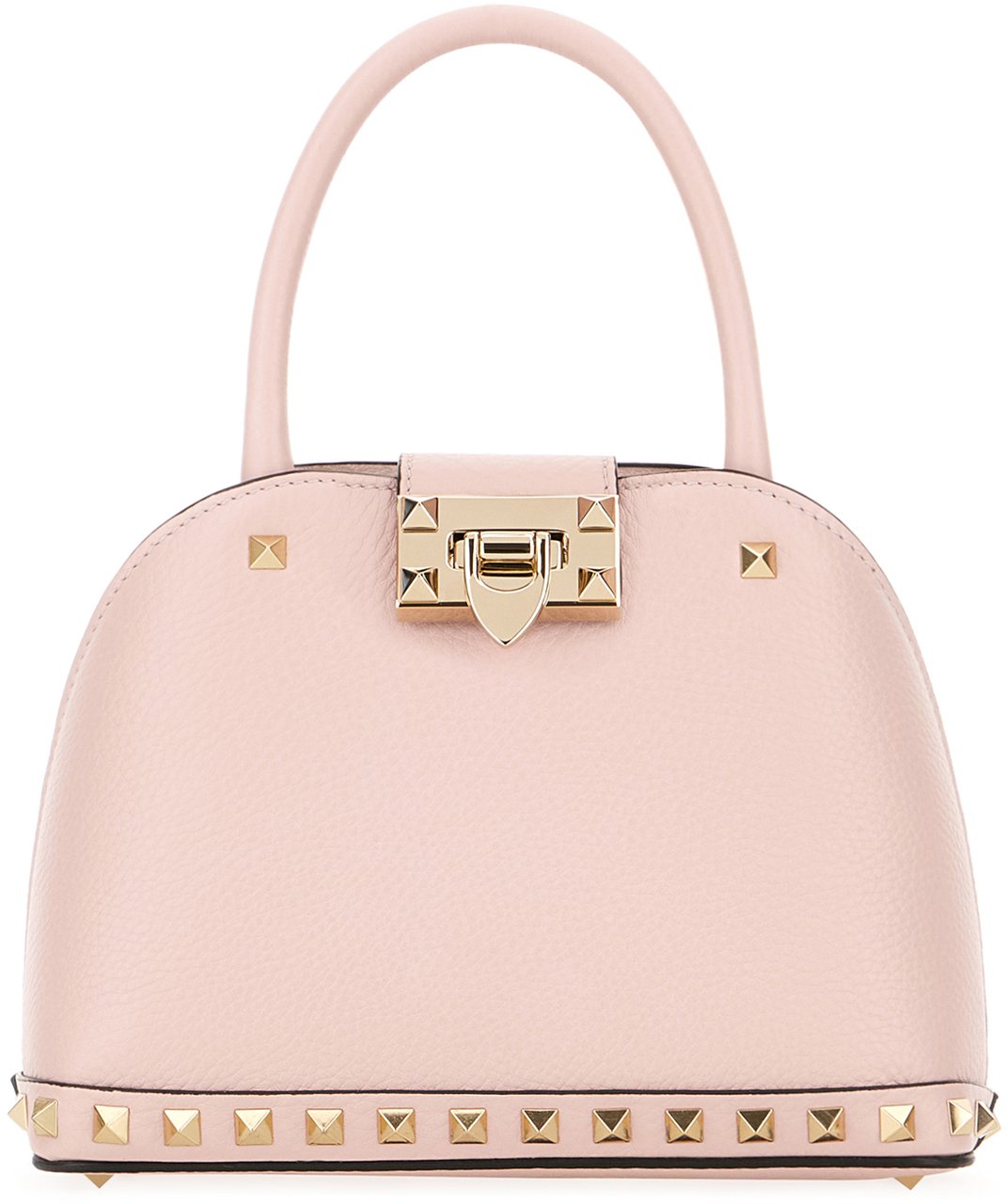 Valentino Valentino Pink leather small Rockstud handbag Roze
