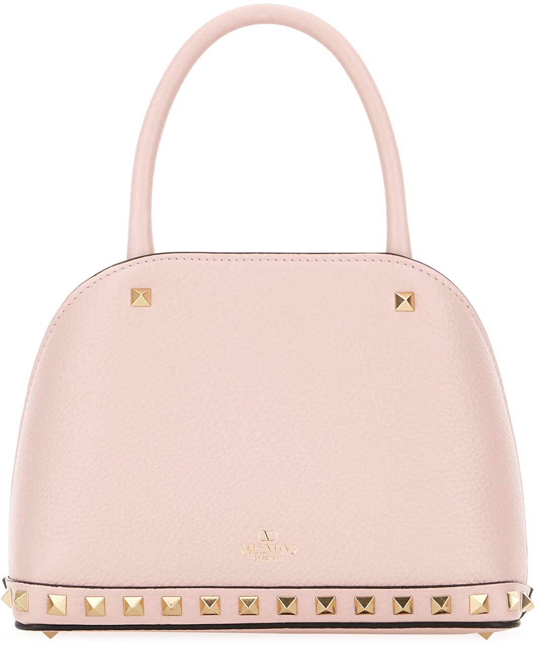 Valentino Valentino Pink leather small Rockstud handbag Roze