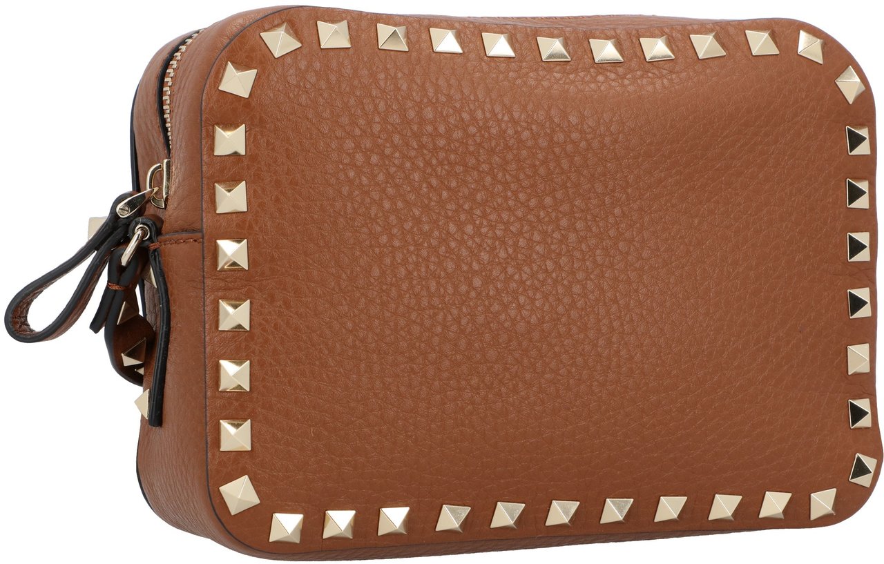 Valentino Rockstud Shoulder Bag Bruin