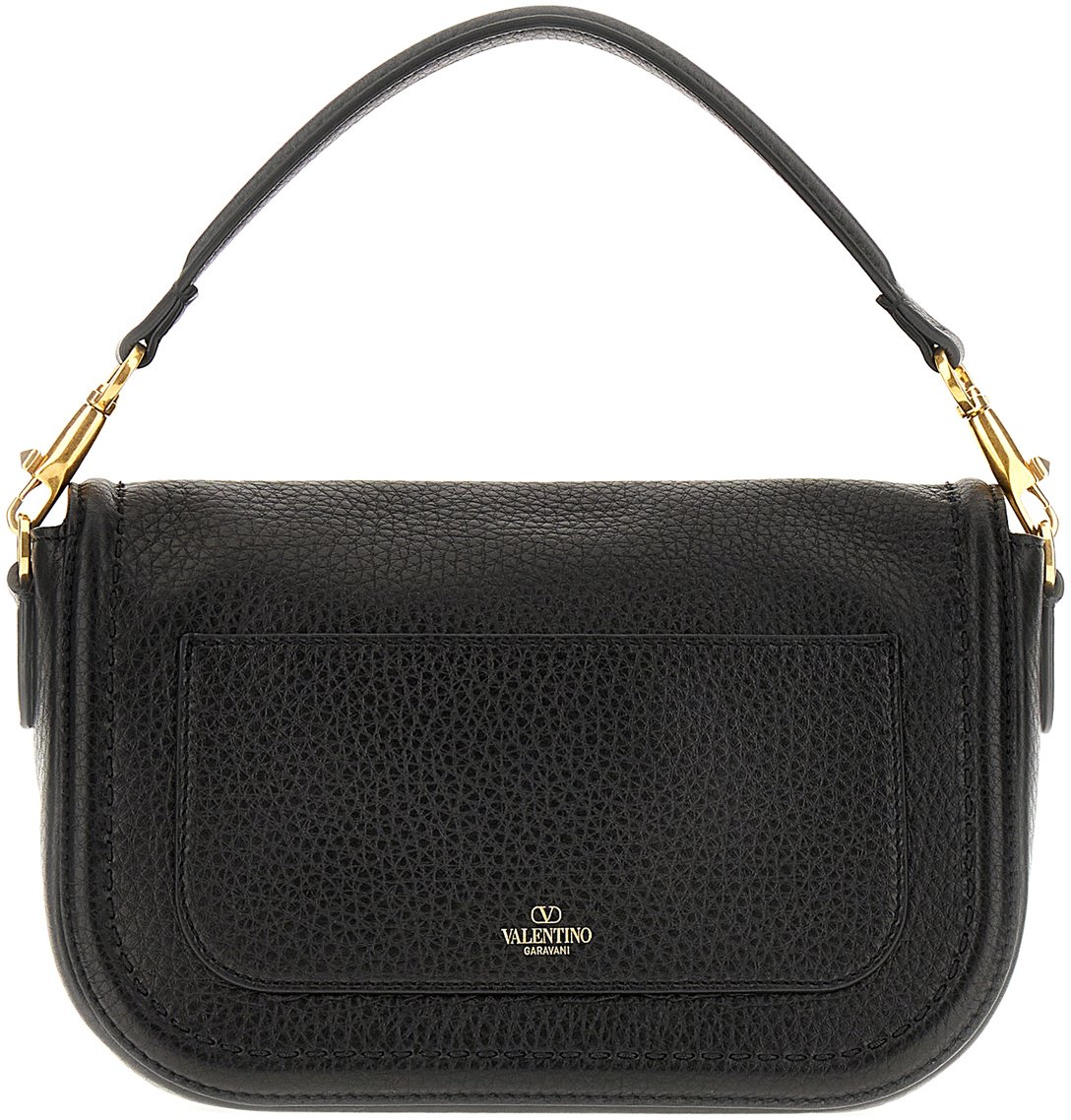 Valentino Valentino Black leather Alltime handbag Zwart
