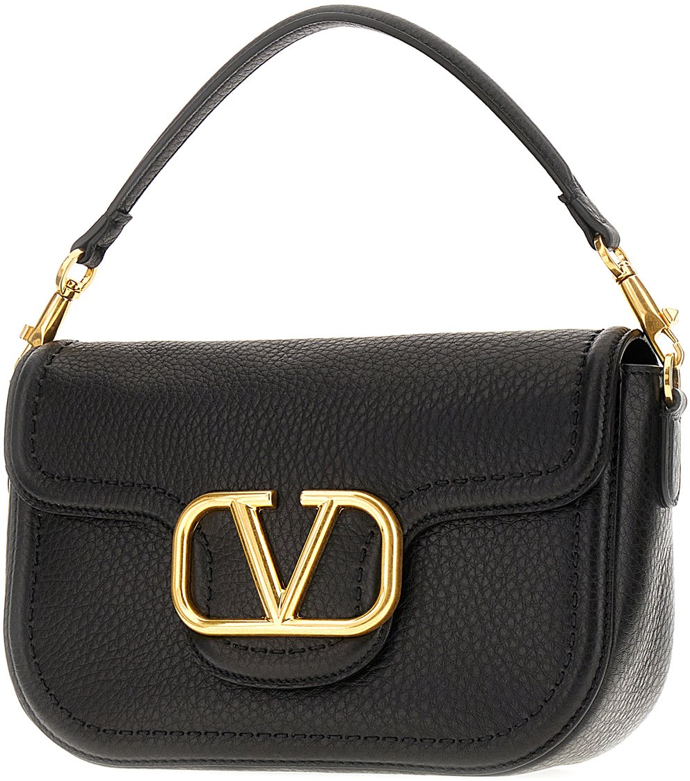 Valentino Valentino Black leather Alltime handbag Zwart