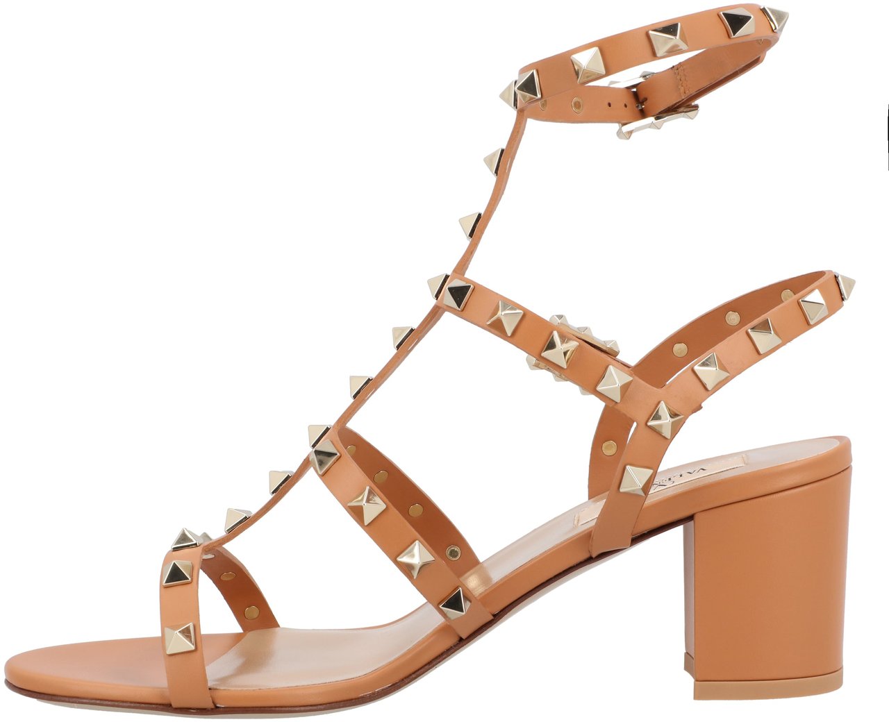 Valentino Rockstud Sandals Bruin