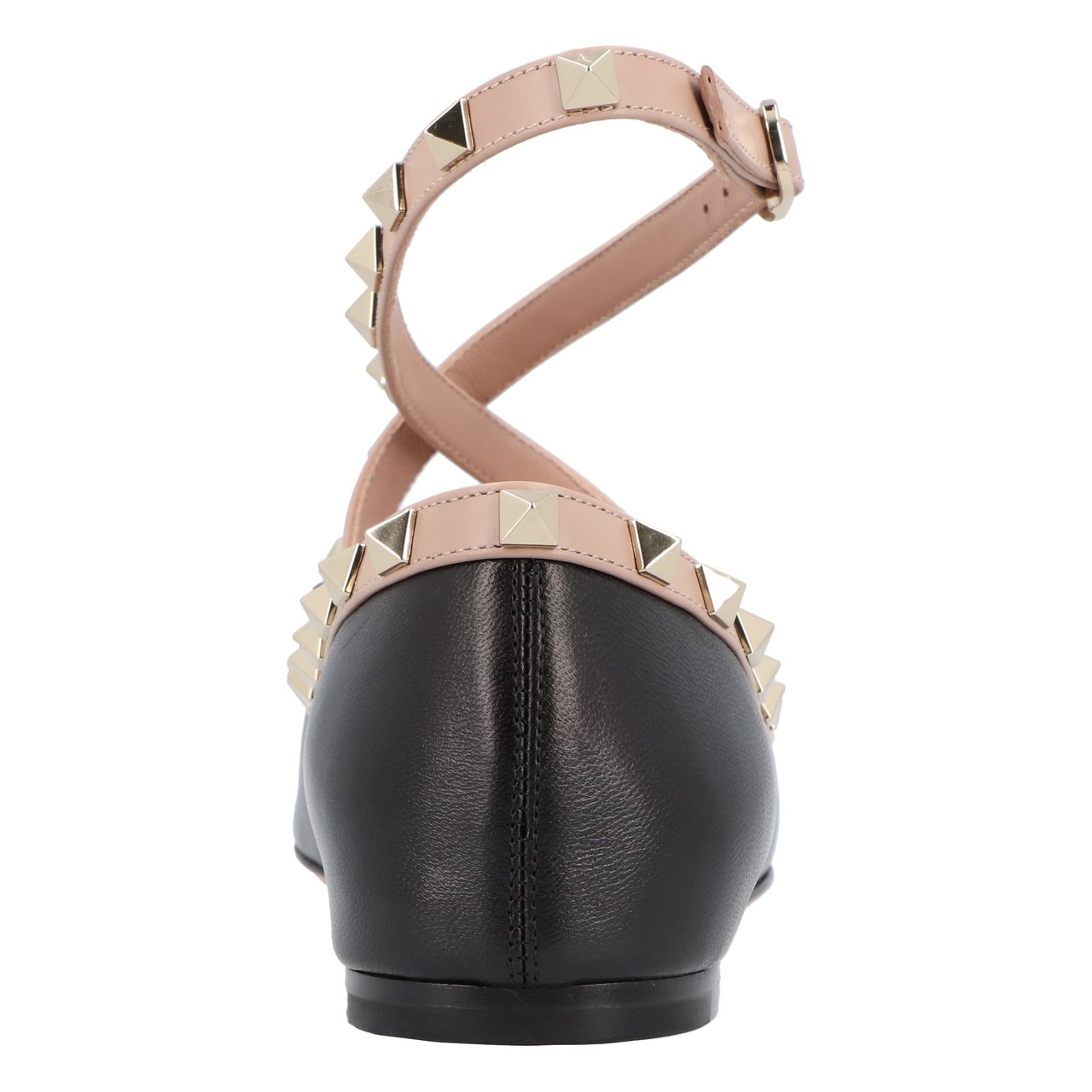 Valentino Rockstud Ballet Flats Black Zwart