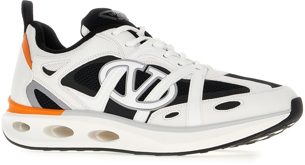 Valentino Valentino Multicolor leather and fabric VLogo EasyJog sneakers Divers