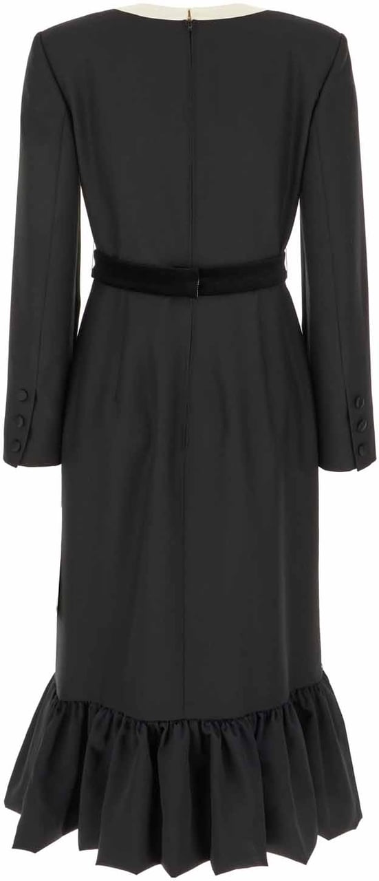 Valentino Valentino Black wool dress Zwart