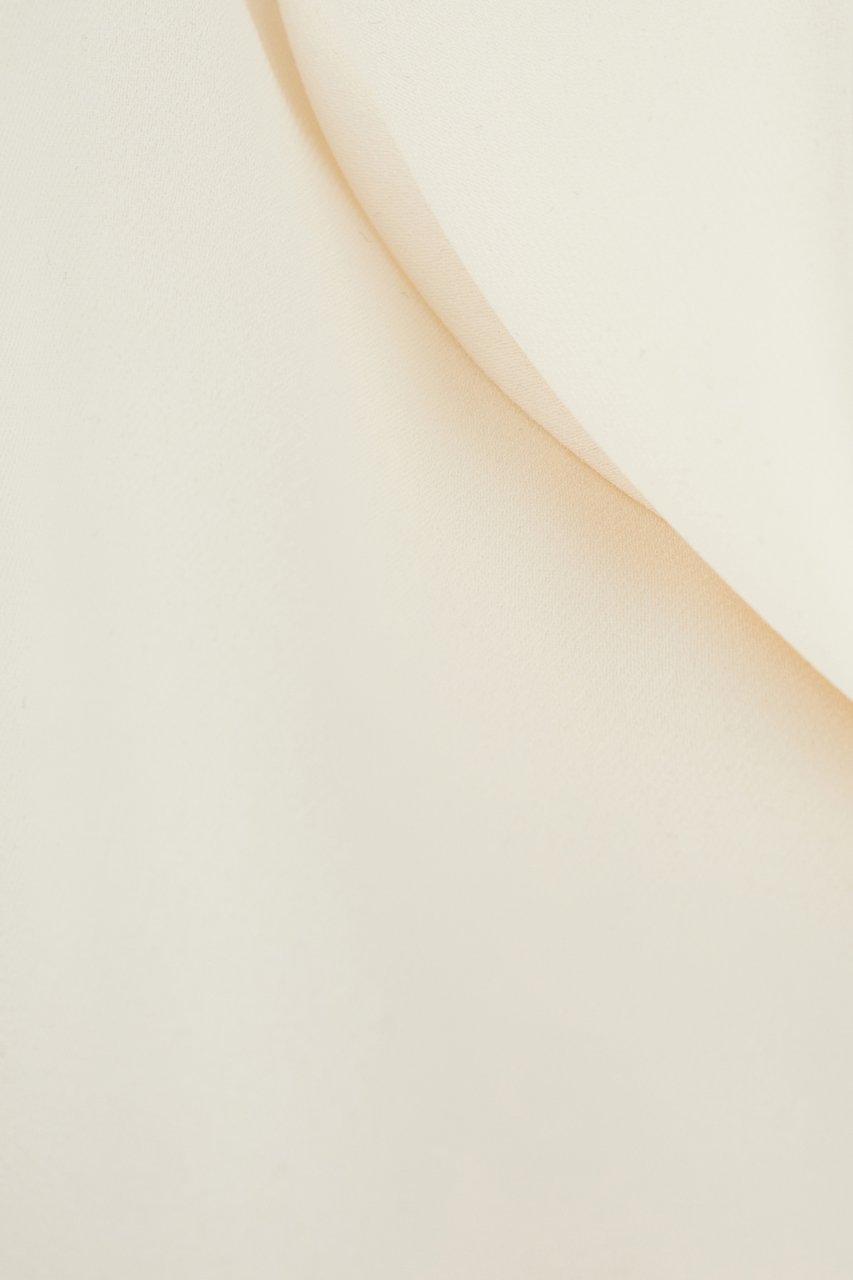 Valentino Valentino Ivory silk blouse Neutraal