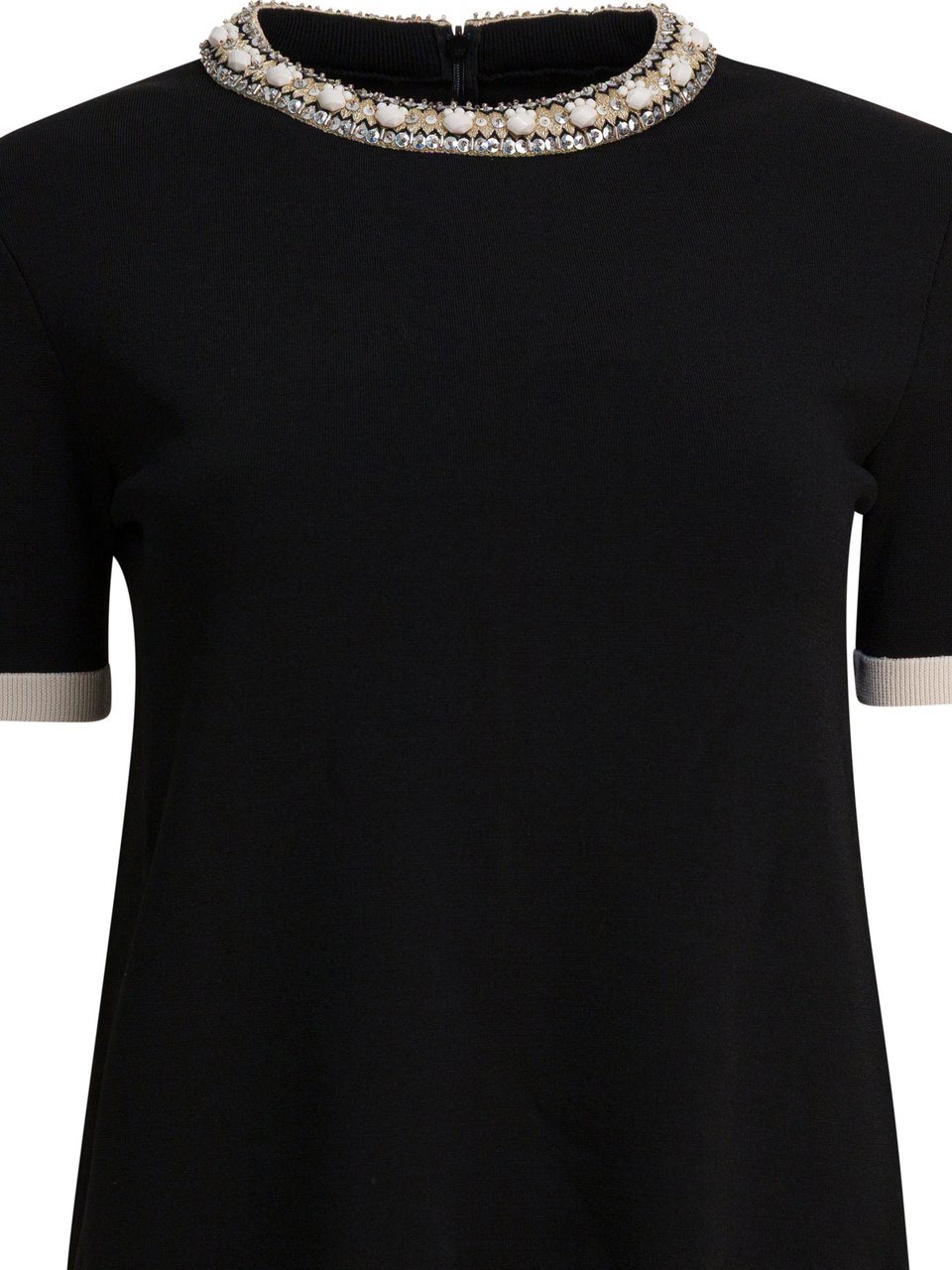 Valentino Embellished choker dress Zwart