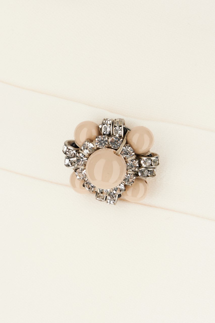 Valentino Valentino Ivory wool blend mini skirt Neutraal