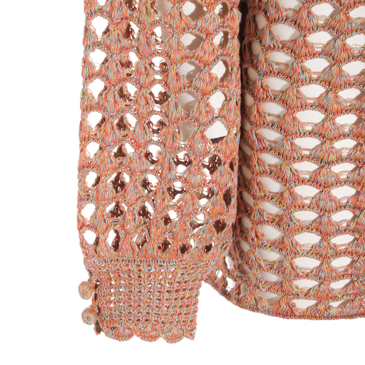 Valentino Ocra Linen High Collar Top Neutraal