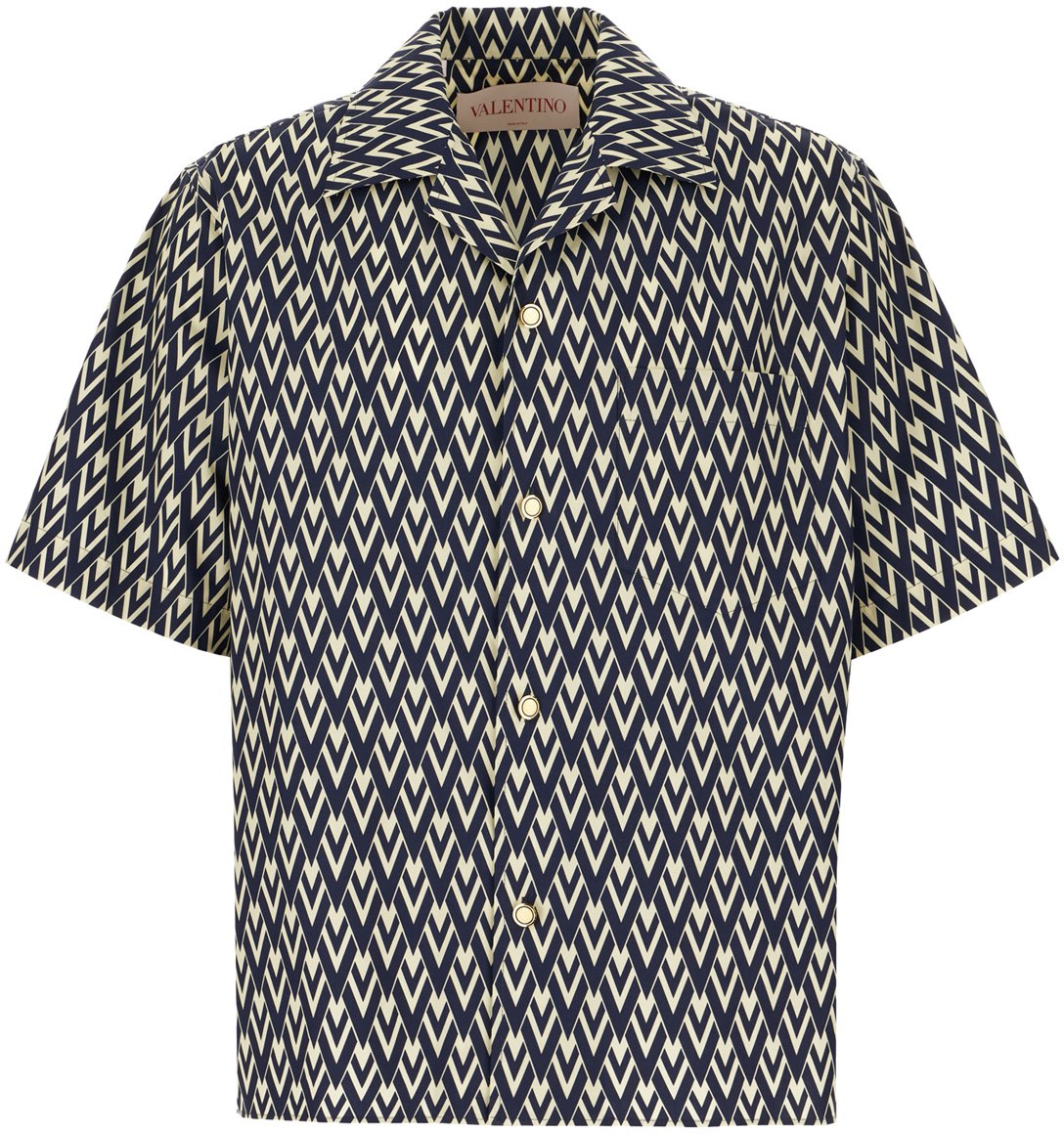 Valentino Valentino Printed cotton shirt Divers