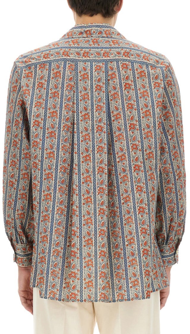 Valentino Pajama Shirt With "Voyage Imaginaire" Print Divers
