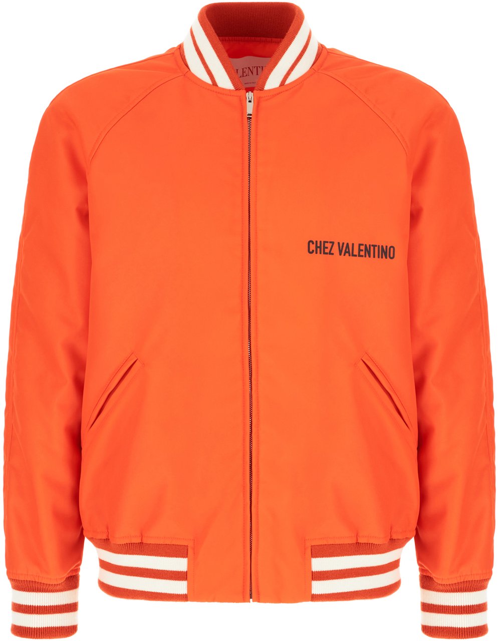 Valentino Valentino Fluo orange nylon padded bomber jacket Divers
