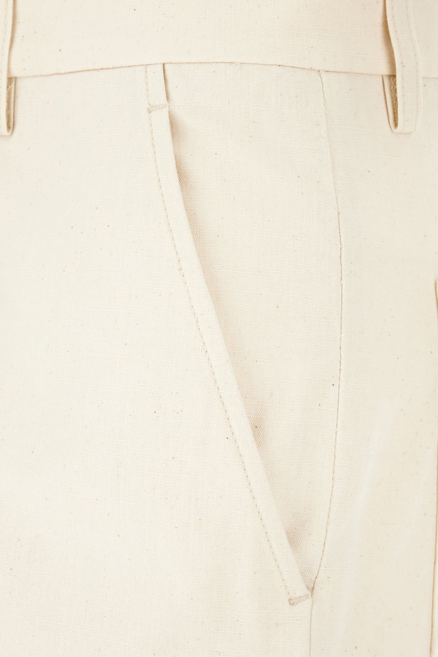 Valentino Valentino Sand cotton pants Neutraal