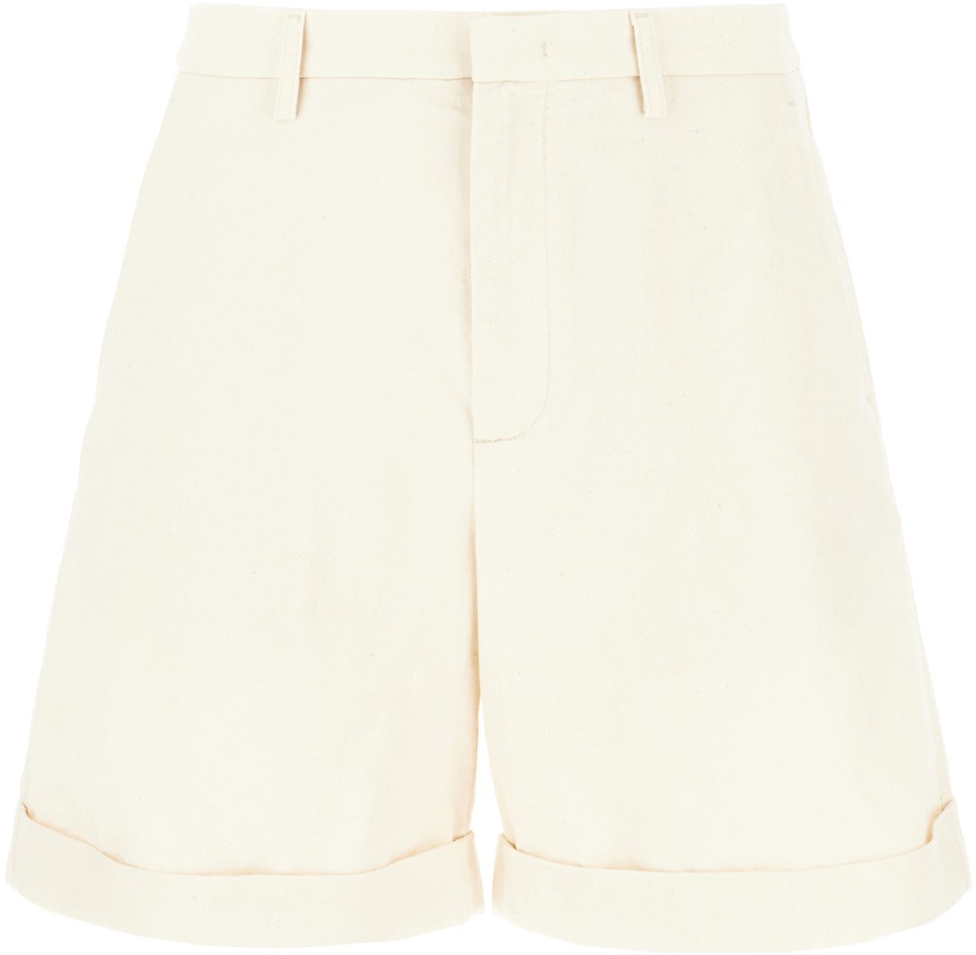 Valentino Valentino Sand cotton bermuda shorts Neutraal
