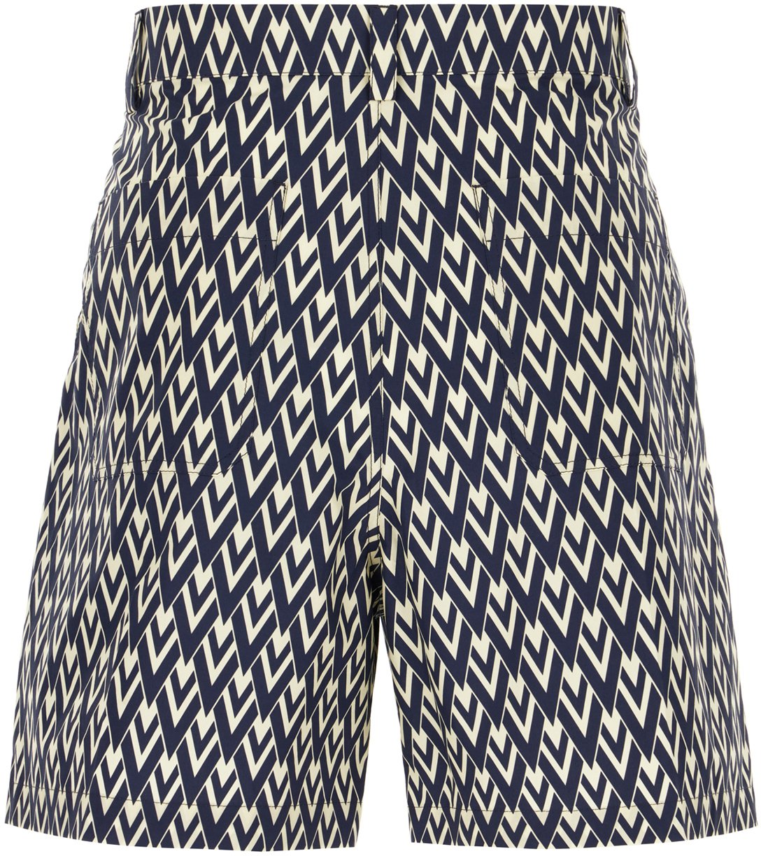 Valentino Valentino Printed cotton bermuda shorts Divers