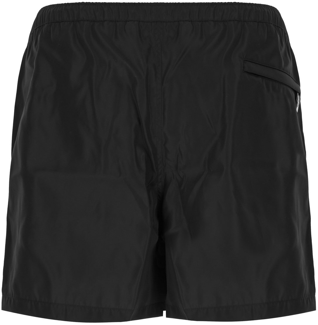Valentino Valentino Black nylon swimming shorts Zwart