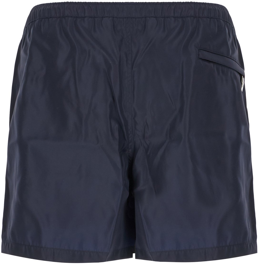 Valentino Valentino Navy blue nylon swimming shorts Blauw