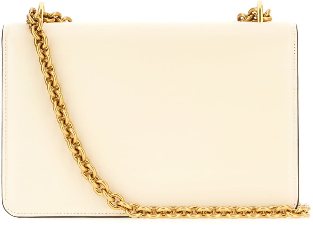 Valentino Valentino Ivory leather shoulder bag Neutraal