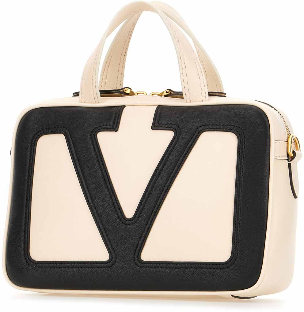 Valentino Valentino Sand nappa leather Viva Superstar handbag Neutraal