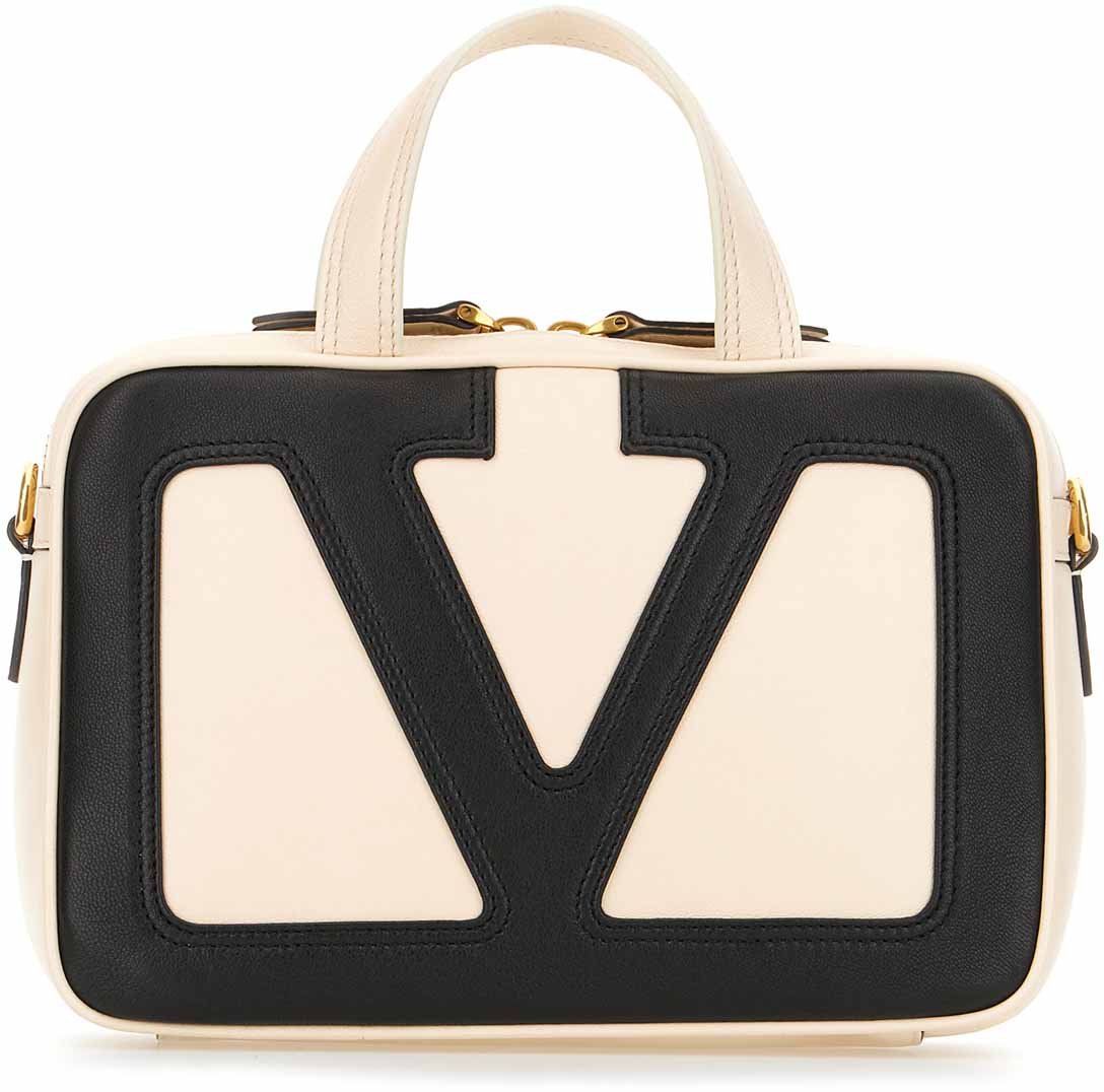Valentino Valentino Sand nappa leather Viva Superstar handbag Neutraal