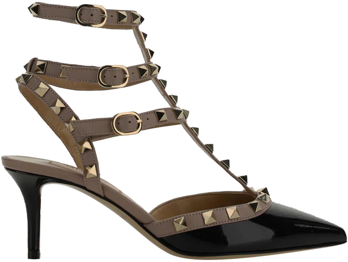 Valentino Valentino garavani Rockstud ankle strap Pumps Zwart