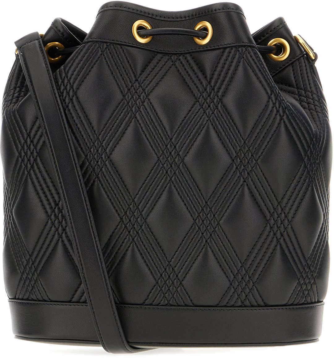 Valentino Valentino Black leather crossbody bag Zwart