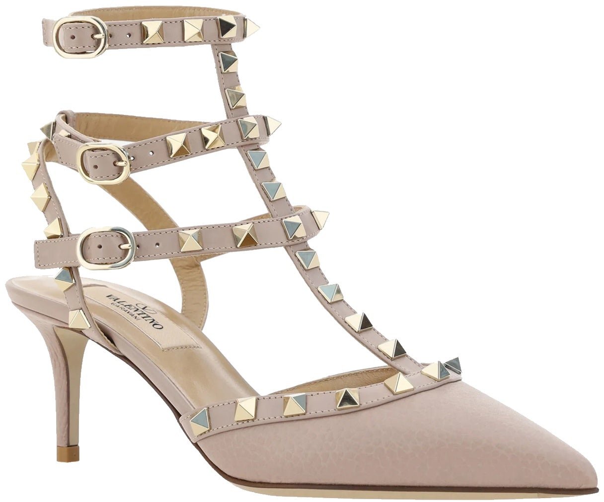 Valentino Garavani Rockstud Pumps Roze