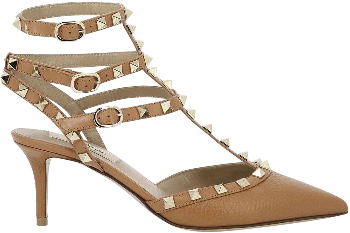 Valentino Valentino Garavani Rockstud Pumps Bruin