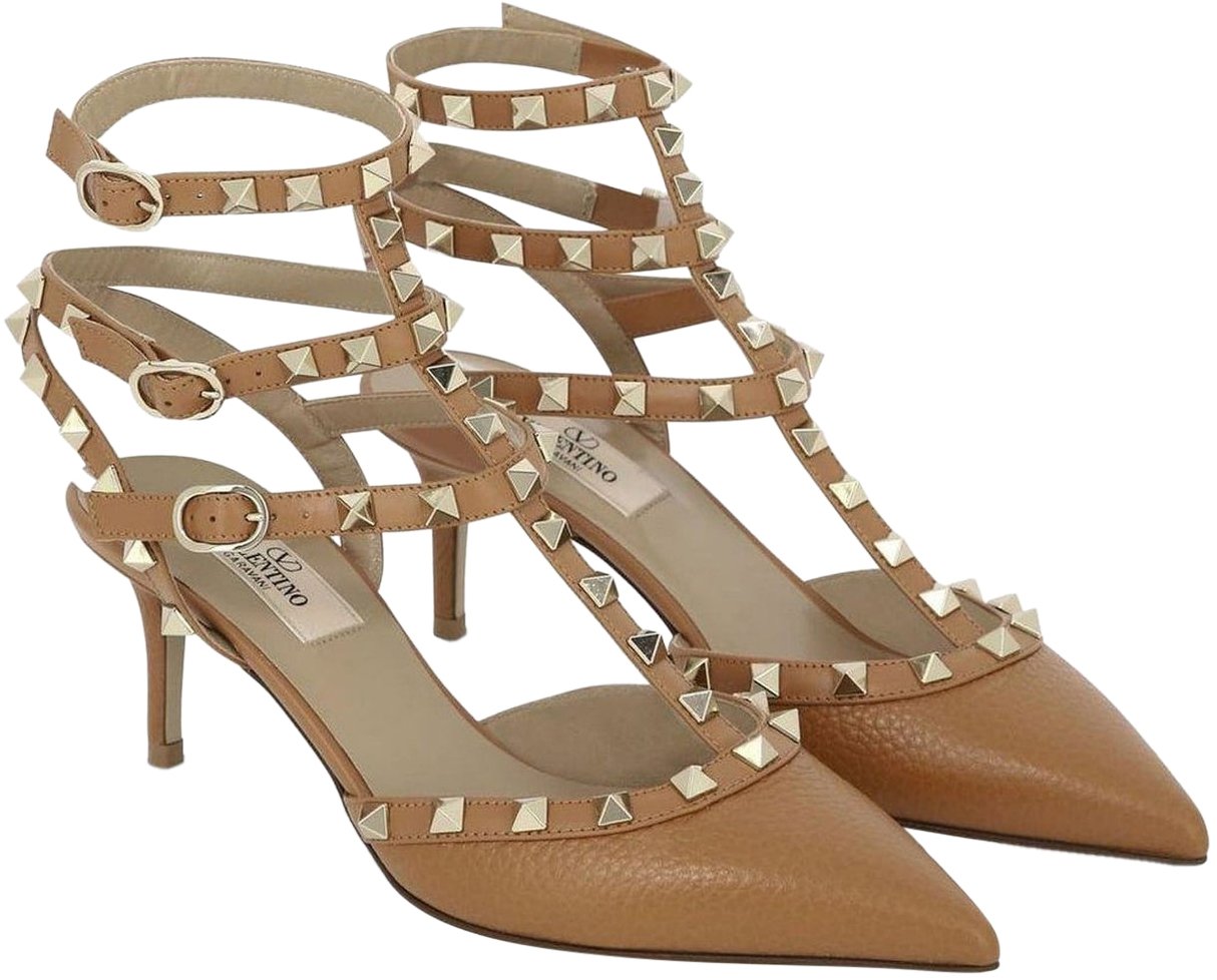 Valentino Valentino Garavani Rockstud Pumps Bruin