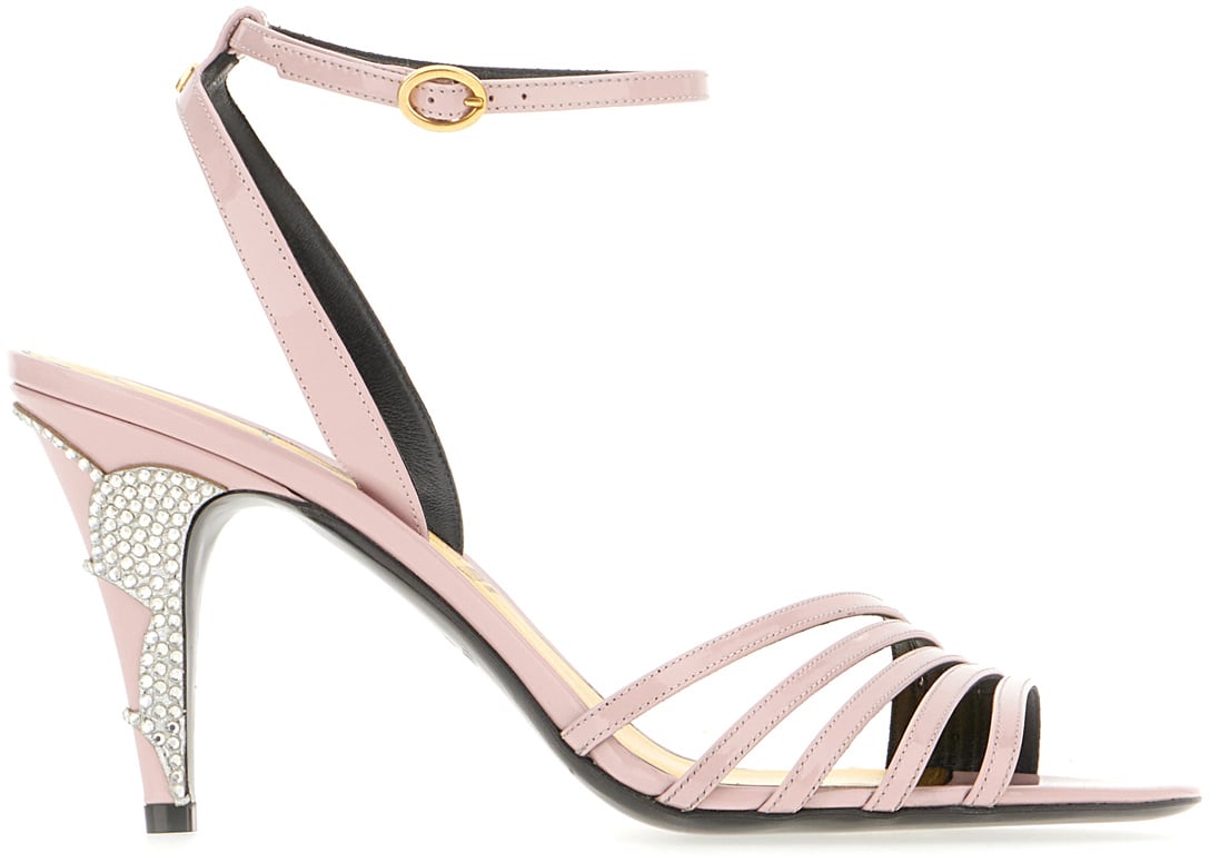 Valentino Valentino Pink Ladycrush leather sandals Roze