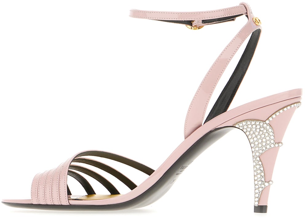 Valentino Valentino Pink Ladycrush leather sandals Roze