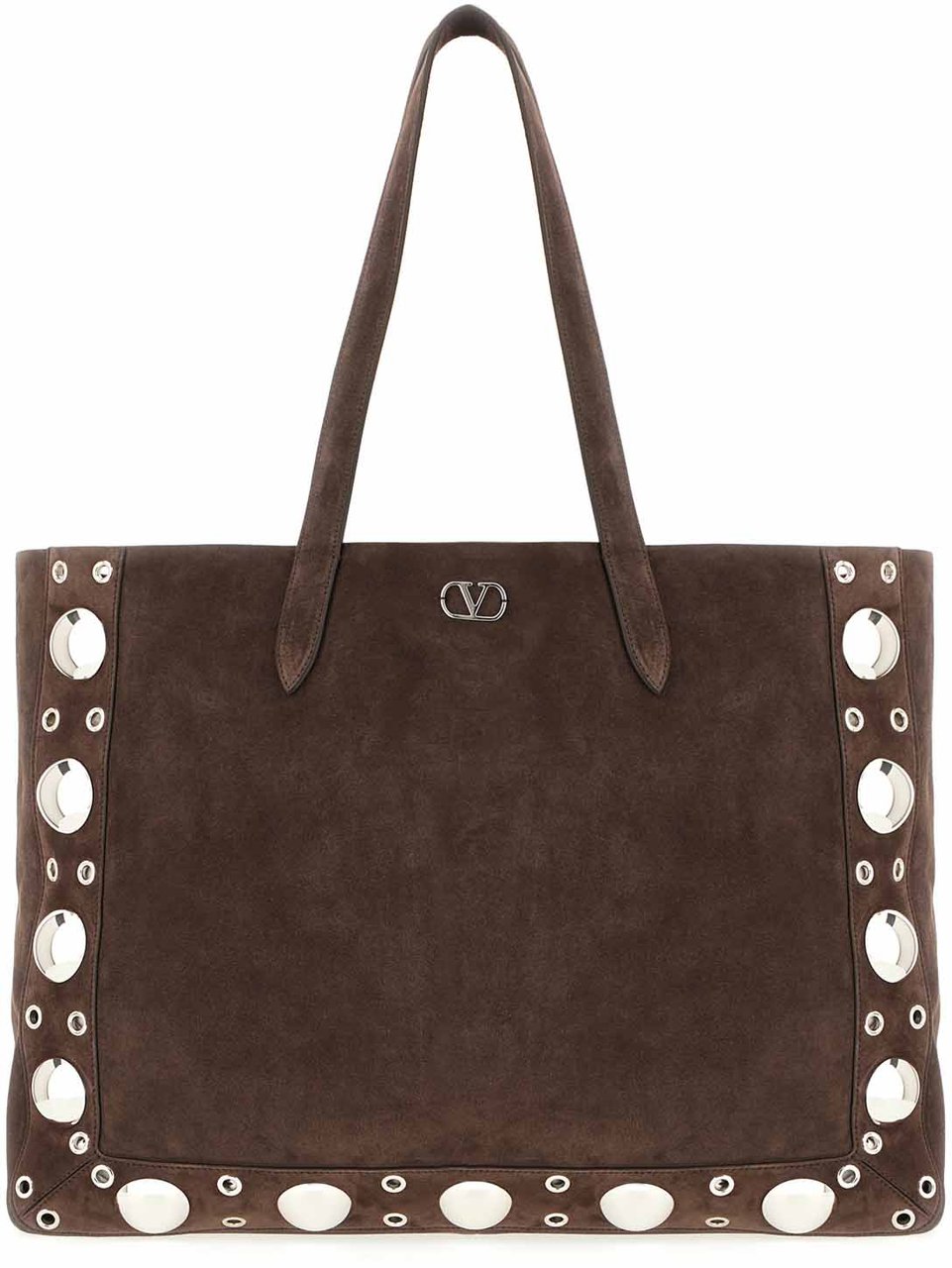 Valentino Valentino Brown suede shopping bag Bruin