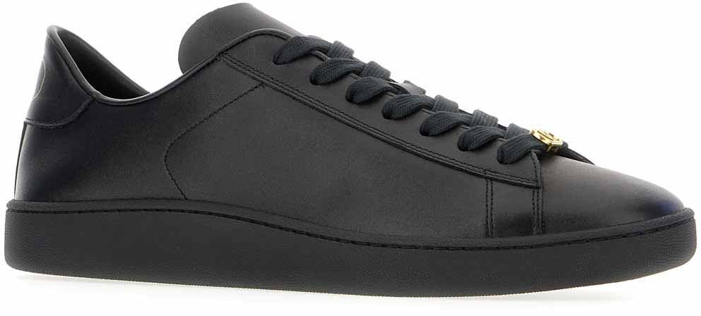 Valentino Valentino Black leather sneakers Zwart