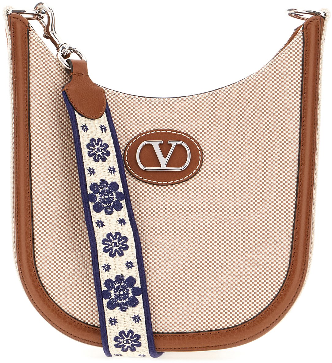 Valentino Valentino Multicolor fabric and leather crossbody bag Divers