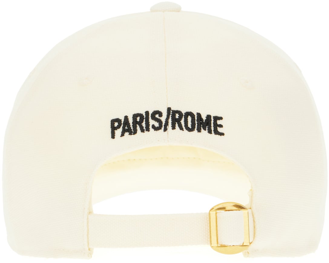 Valentino Valentino Ivory cotton baseball cap Neutraal