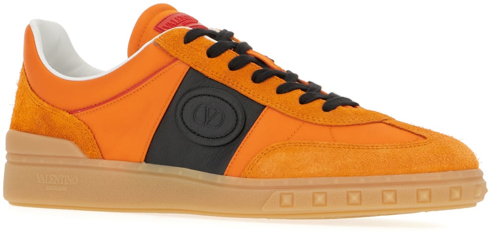 Valentino Valentino Multicolor split leather and leather Upvillage sneakers Divers