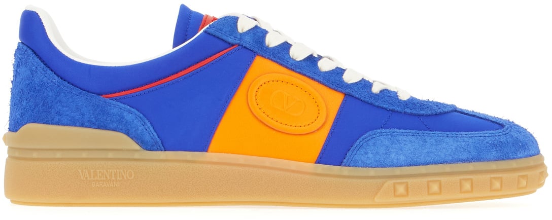 Valentino Valentino Multicolor split leather and leather Upvillage sneakers Divers