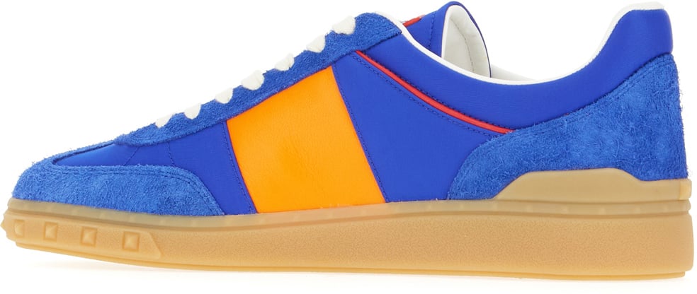 Valentino Valentino Multicolor split leather and leather Upvillage sneakers Divers
