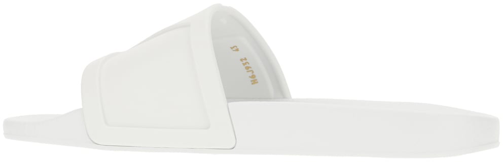 Valentino Valentino White rubber slippers Wit