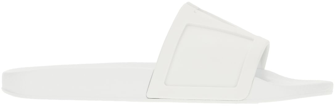 Valentino Valentino White rubber slippers Wit